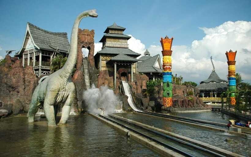 From Taipei: Leofoo Village Entry Tickets + Round Trip Bus - Wild West, South Pacific, Arabian Palace, African Safari