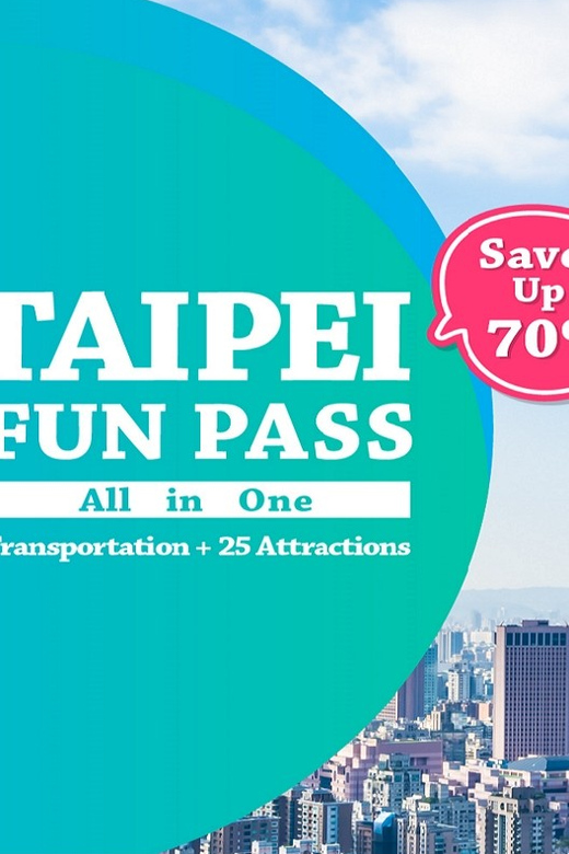 Taipei: Unlimited FunPass - Transports & Attractions Pass - What you get for the $34 price: rides plus one-time admissions