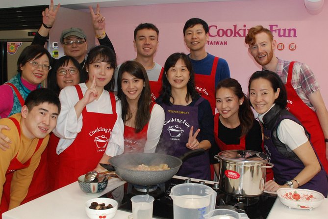 Xiao Long Bao, Chicken vermicelli with mushroom and sesame oil, Tofu strips salad, Bubble milk tea. Taiwan Traditional Delicacies Experience-A (Taipei Cooking Class) - Taipei cooking class with real landmark momentum